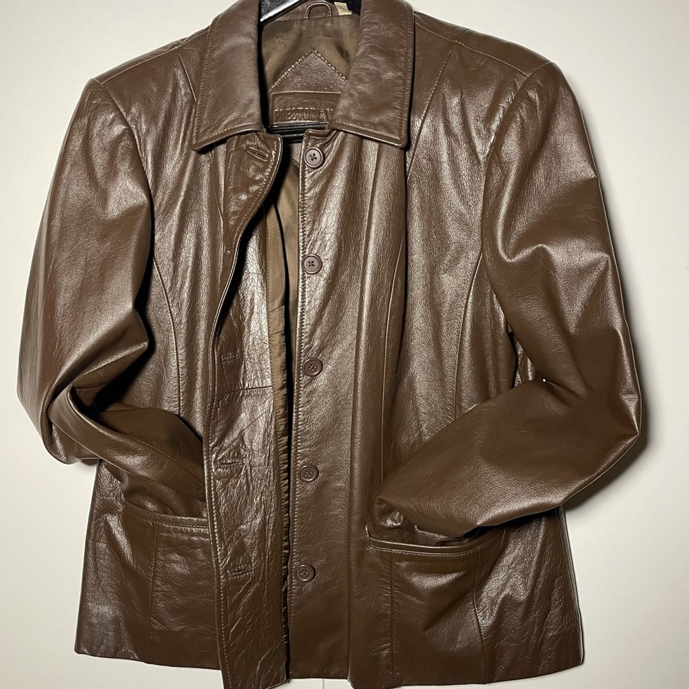 Preston & York Genuine Leather/Lambskin Jacket L